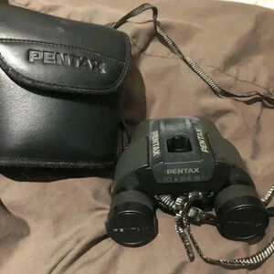 Pentax  binoculars with case